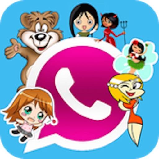 Stickers for WhatsApp and other chat messengers app icon
