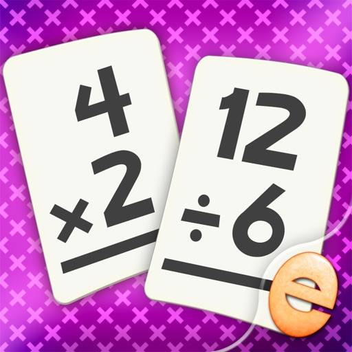 Multiplicación Y División Flashcard Matemáticas Partido Juegos Para Niños En Segundo Y Tercero Grado icono