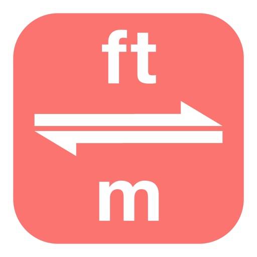 Feet to Meters | ft to m app icon