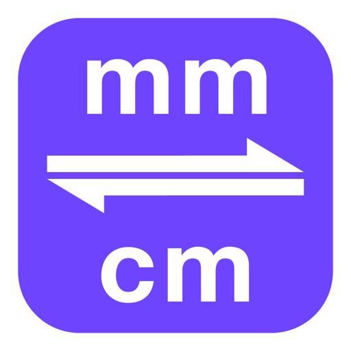 Millimeters to Centimeters app icon