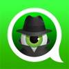 Spia per WhatsApp - Nascondi ultimo accesso e controlli blu icona