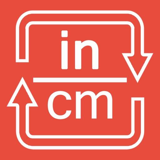 Inches to / from cm converter icon