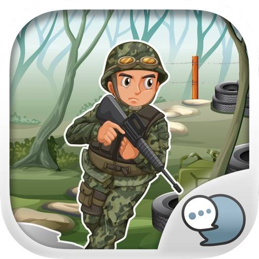 delete Military Emoji Stickers Keyboard Themes ChatStick