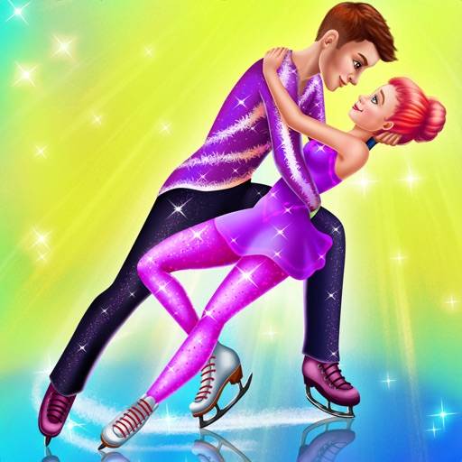 Bailarina patinadora en hielo icon