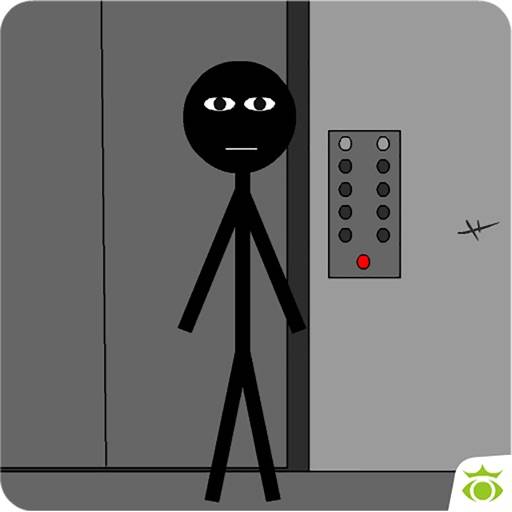 delete Stickman escape lift