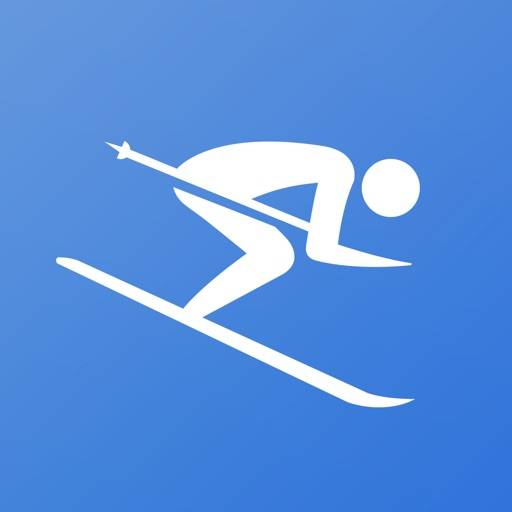 Skifahren - Ski Tracks Symbol