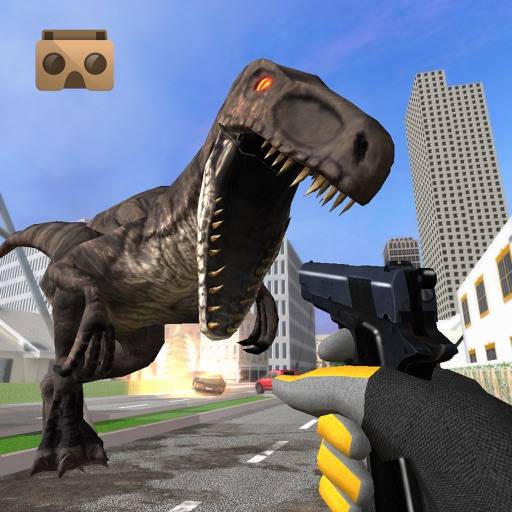 VR dinosaurie jägare: Staden Dino överlevnad spel