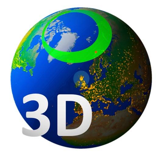 Aurora Forecast 3D icona