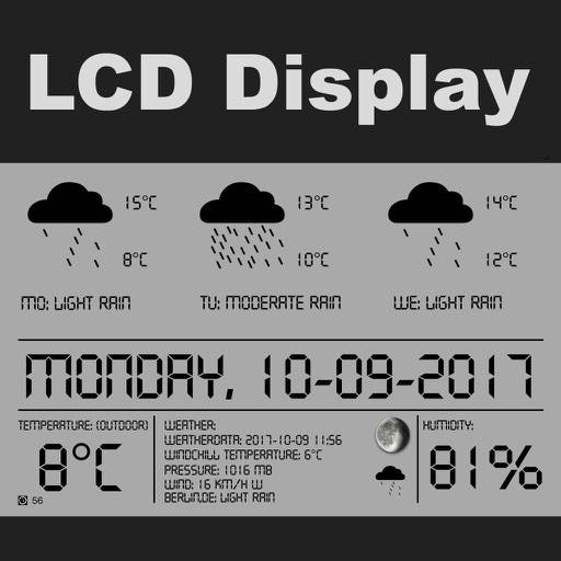 LCD Wetter Display löschen