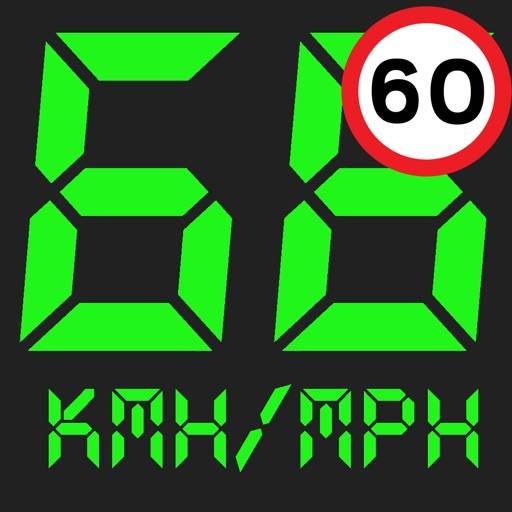 Speedmeter mph digital display app icon
