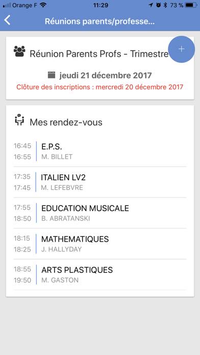 ECOLEDIRECTE CONNEXION ESPACE PARENTS NOTES ET APPLICATION visual data 2