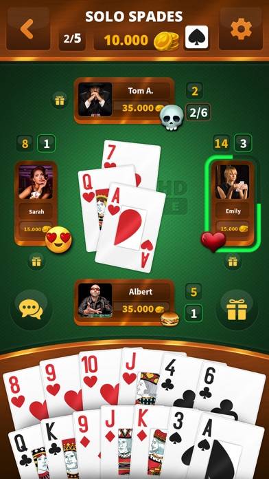 online spades game app android