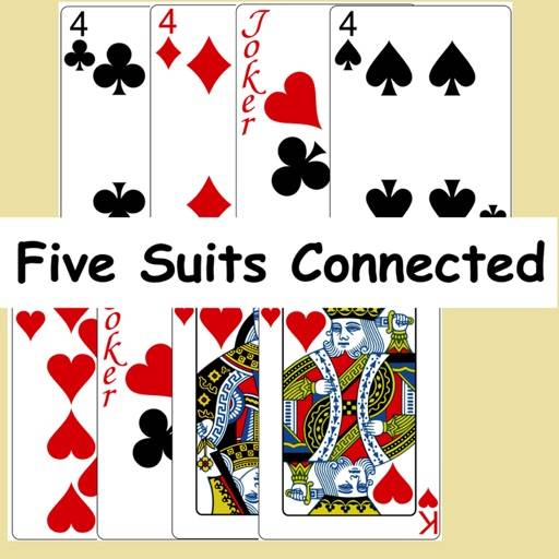 Five Suits Connected icon
