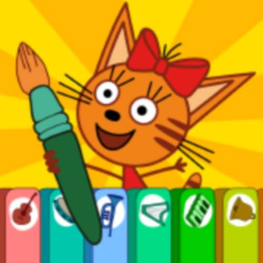 Kid-E-Cats Coloring Book Games app icon