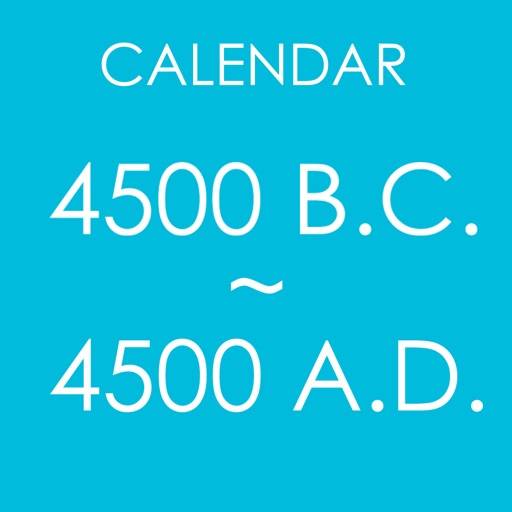 Calendar : 4500 BC to 4500 AD icona