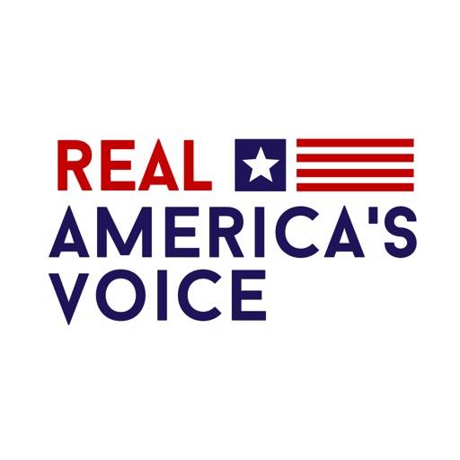 Real America’s Voice News app icon