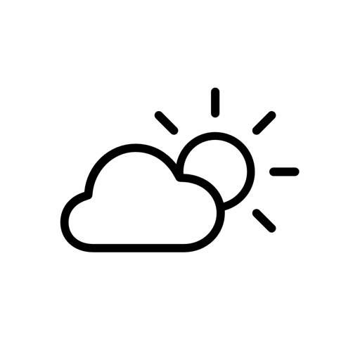 Minimalistic Weather App icon