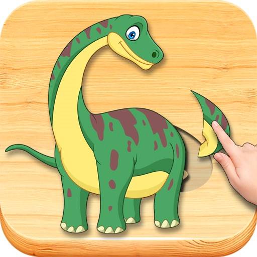 Dinosaurier Puzzle für Kinder. Symbol