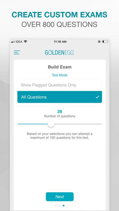 Golden Egg CFA Exam Level 1. screenshot #2