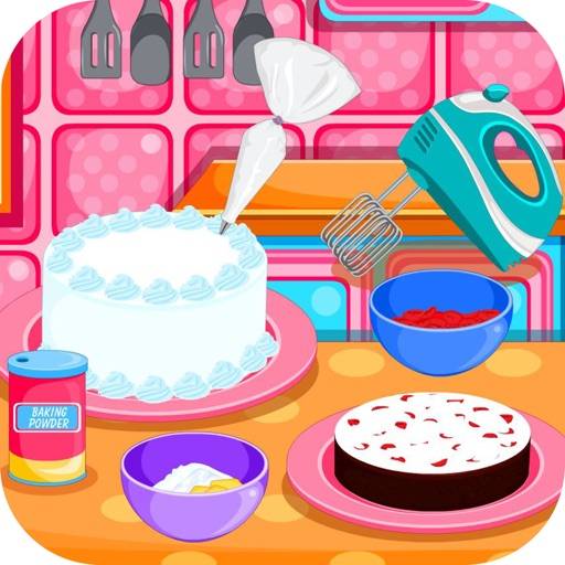 Baking black forest cake games icon
