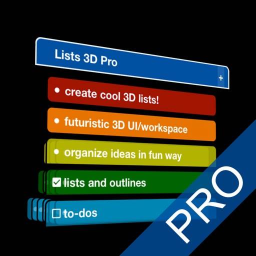 Lists 3D Pro - to-do & outline icon