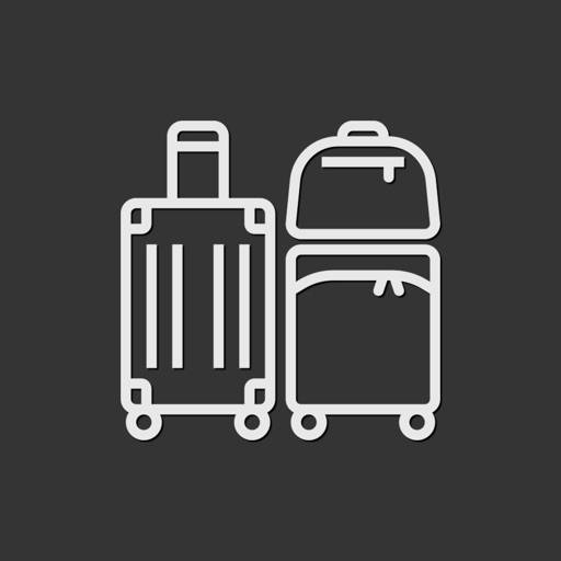 Luggage fit icon