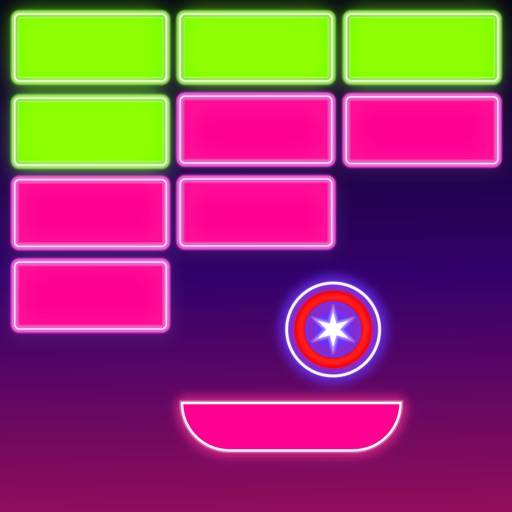 Neon brick breaker PRO app icon