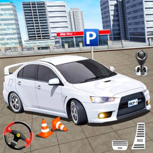 Parcheggio auto driving school app icon