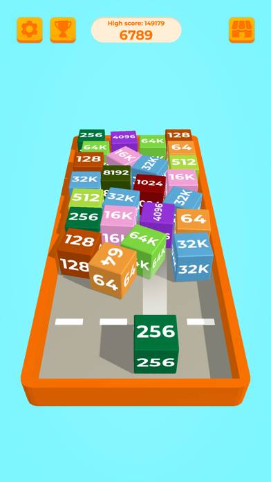 chain cube 2048: 3d merge game apk