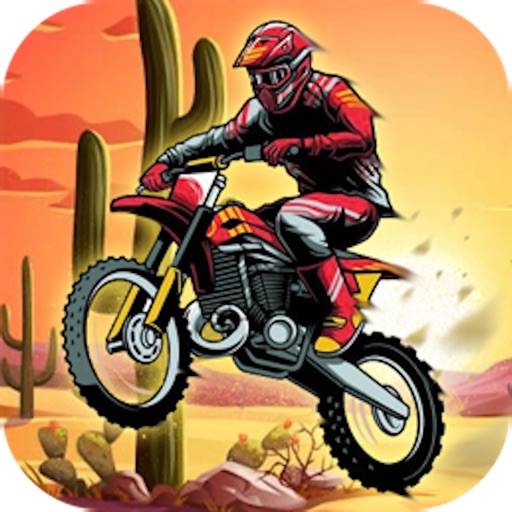 Vitesse de course de vélo moto app icon