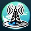 Cell Phone Towers World Map Symbol