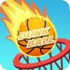 Dunk Ball on fire - Basketball Symbol
