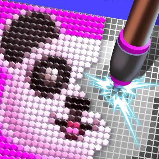 Pintar con diamantes ASMR icono