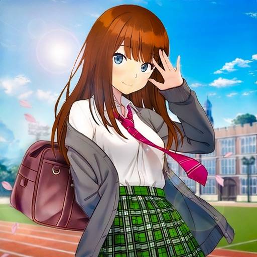 Anime School Girl Love Life 3D icon