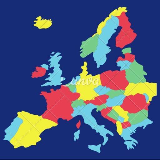 Países de Europa : geografía app icon