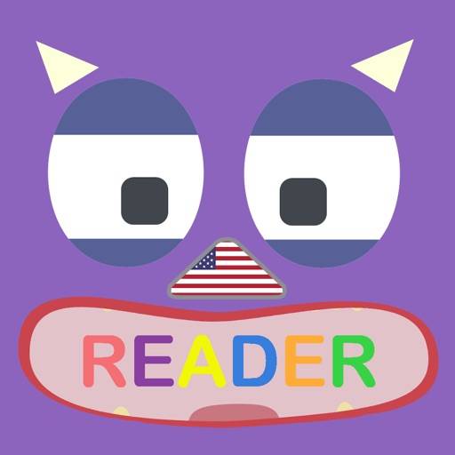 Monster reader for kid toddler icon