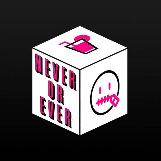 Never or Ever. Party game icon