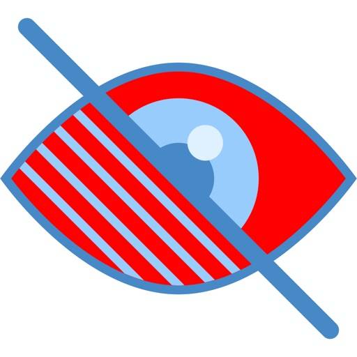 Red–green color blindness app icon