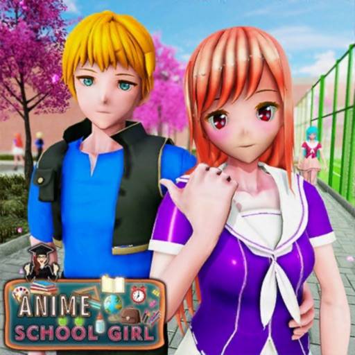 Yandere anime école fille sim icon