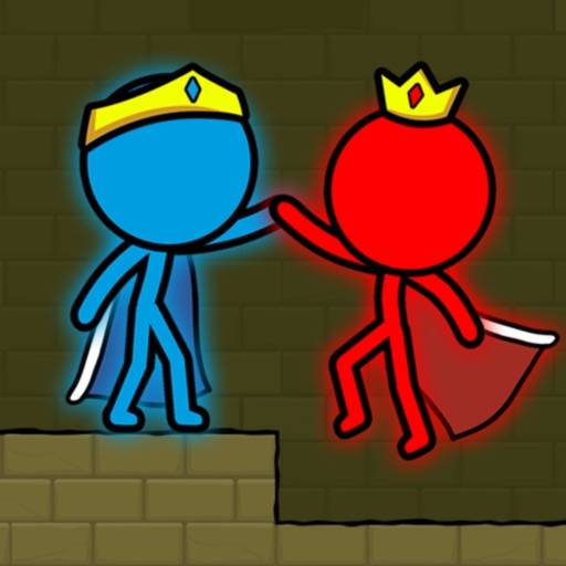 Red & Blue Stickman icon