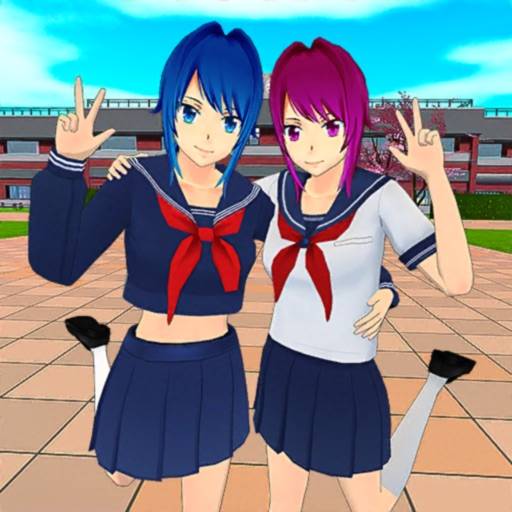 Sakura anime lycéenne app icon