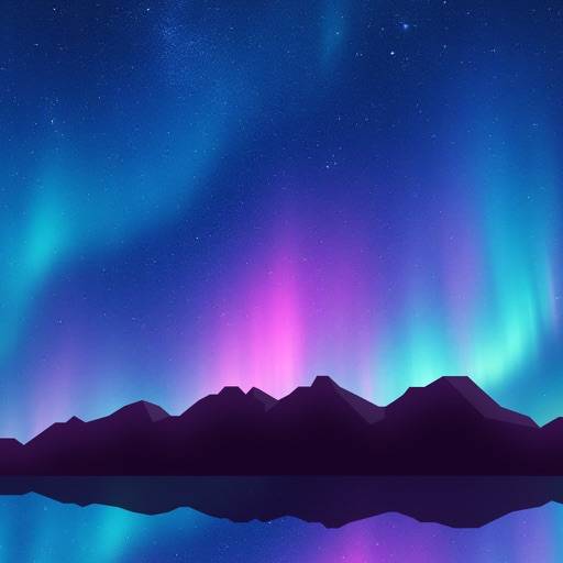 Polarlicht-Vorhersage: Aurora Symbol