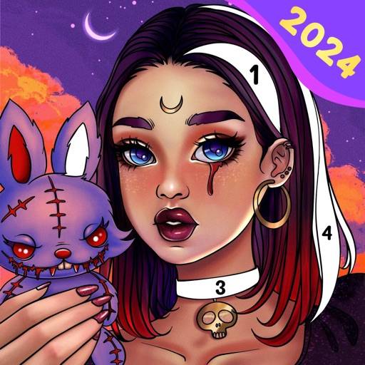 Dark Color: Paint by Number icon