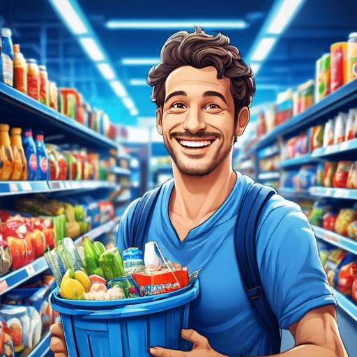 Supermarche jeux de magasin 3D app icon