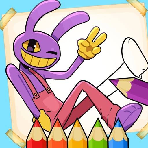 Christmas Circus Coloring Book app icon