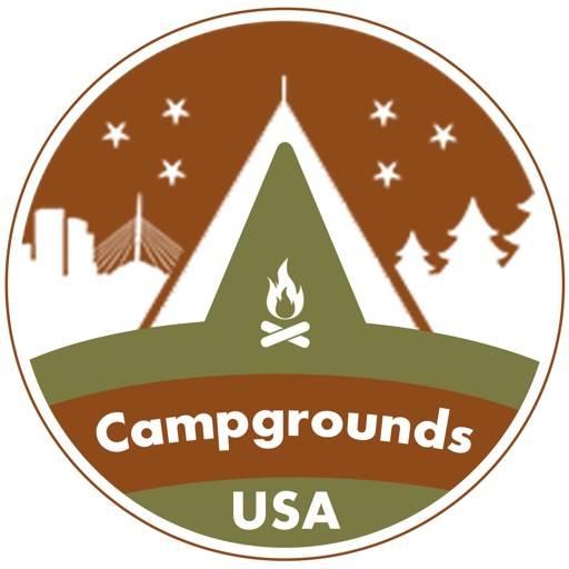USA RV Parks and Campgrounds Symbol