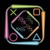 Neon cubes app icon