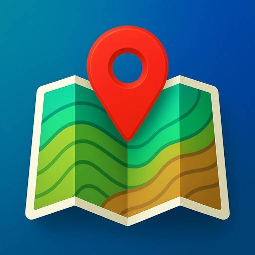 Mapas sin conexión-GPS tracker icono