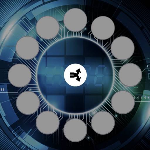 Abstract Clock Tracks app icon