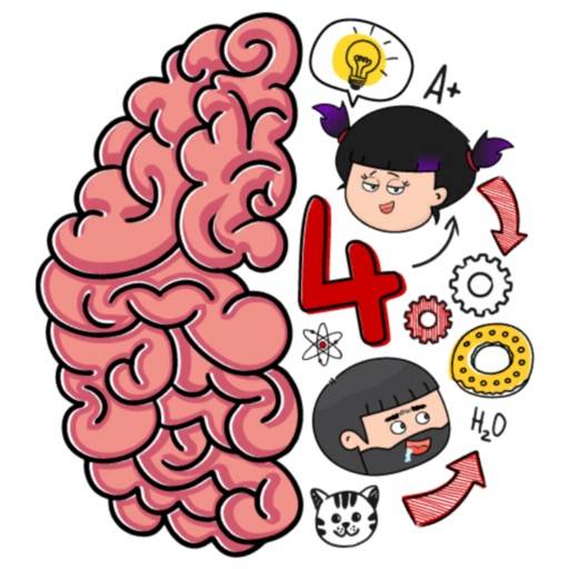Brain Test 4: друзья-непоседы app icon